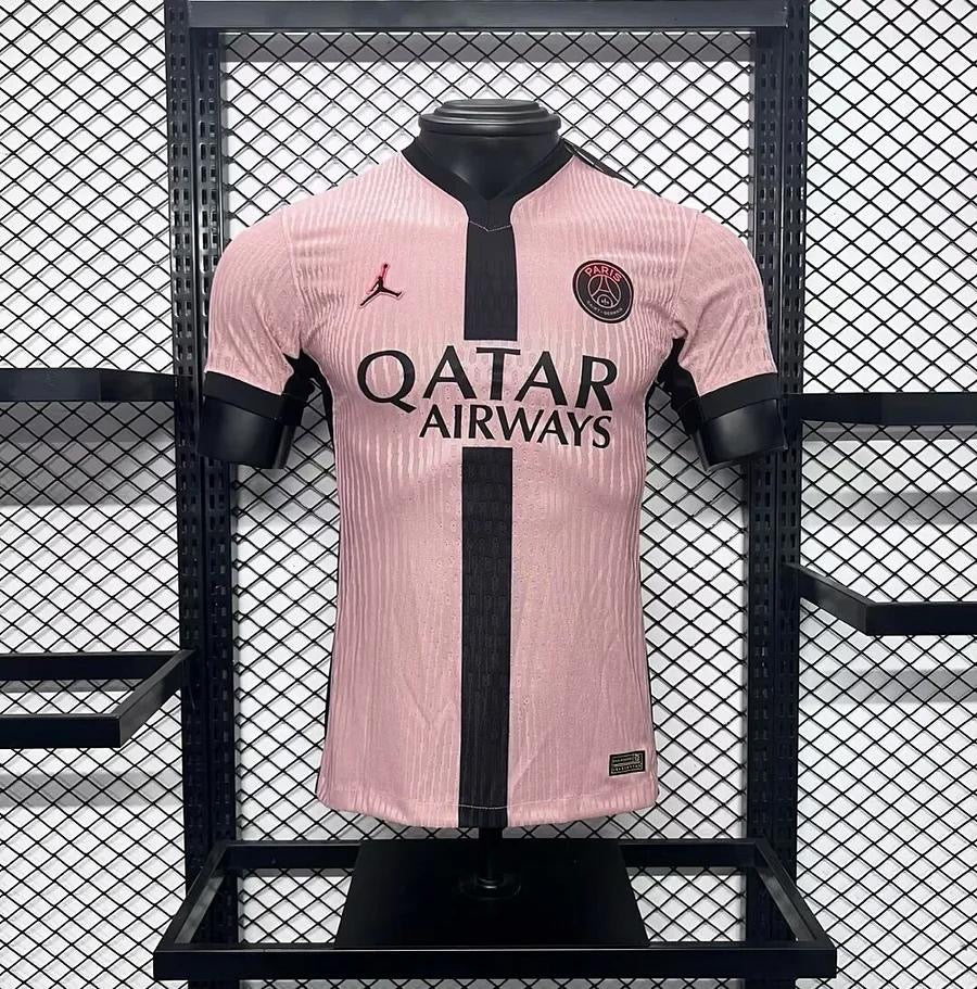 Maillot foot rose Paris Saint Germain PSG 2024-2025