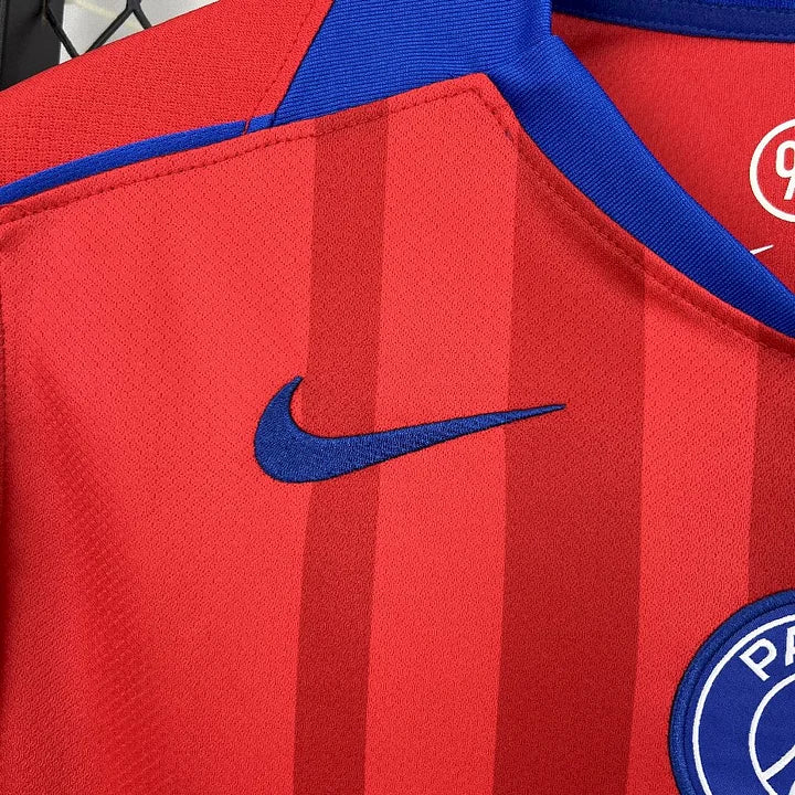 Maillot foot third rouge Paris Saint Germain PSG 2025-2026