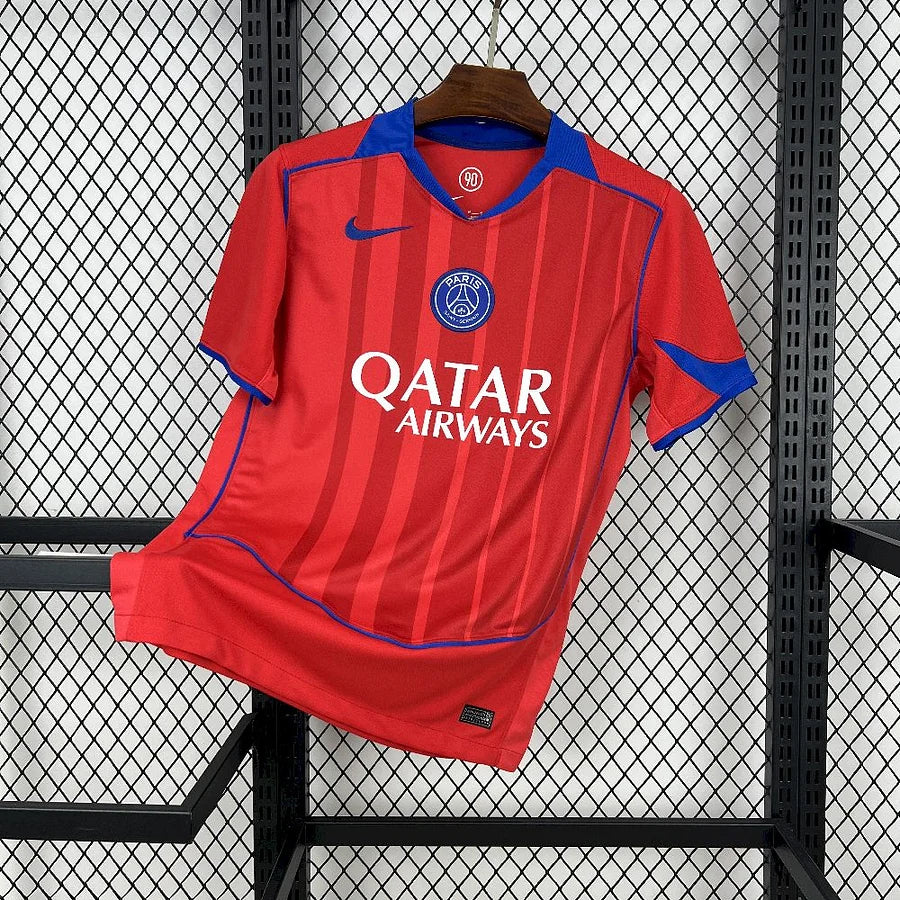 Maillot foot third rouge Paris Saint Germain PSG 2025-2026