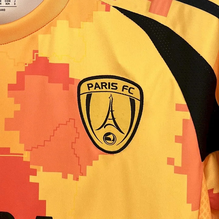 Paris FC maillot foot third 2024-2025 Ninho Jefe Orange