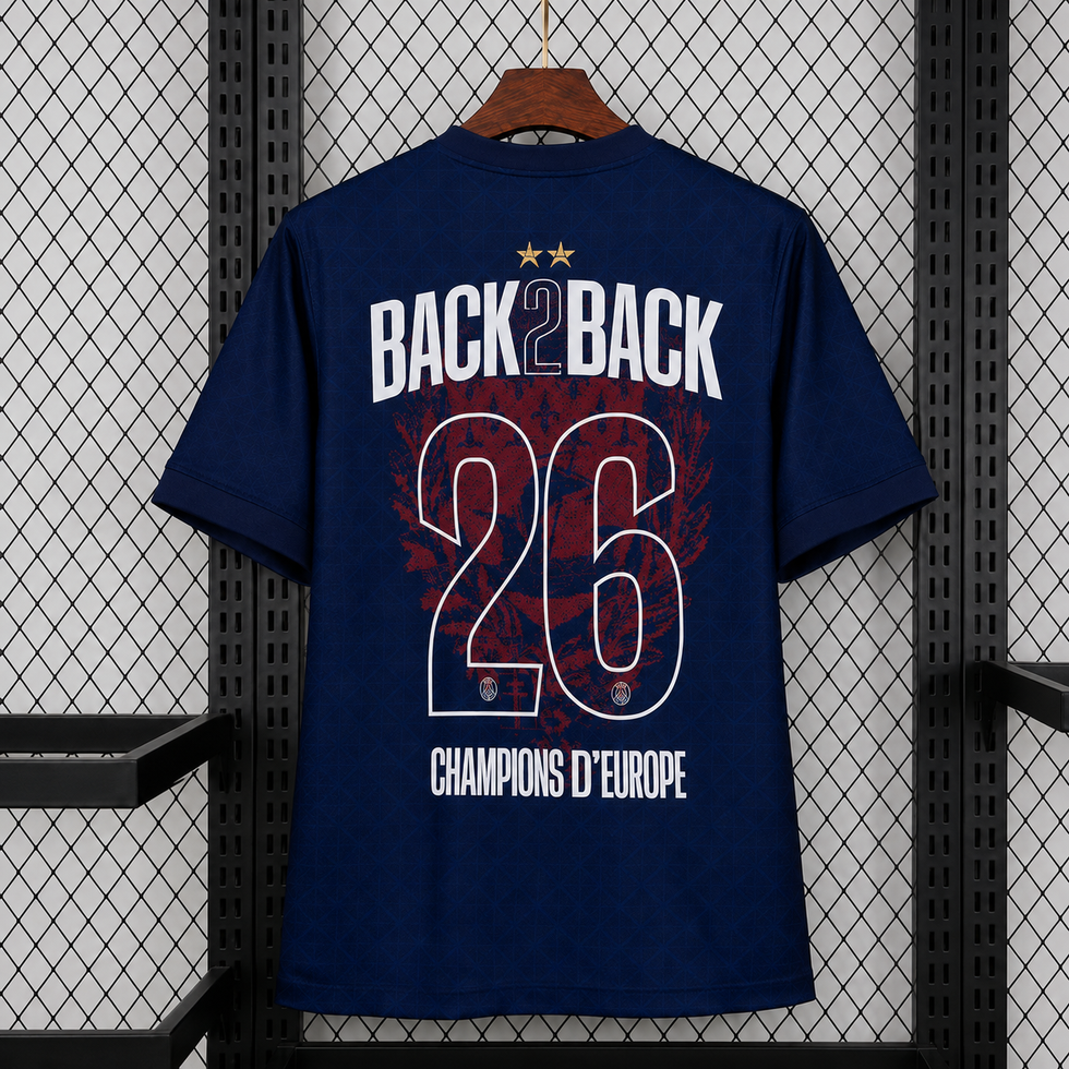 Maillot Concept PSG Paris Saint-Germain BACK2BACK 2 ÉTOILES