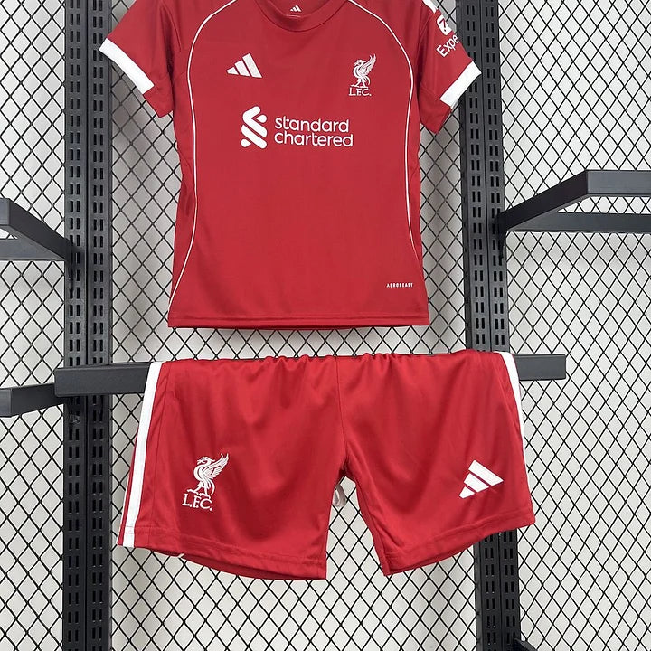 Kit Enfant foot Liverpool 2025-2026