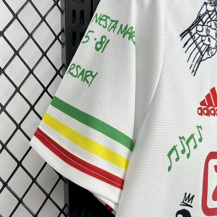 Maillot foot concept Ajax Bob Marley 2025-2026
