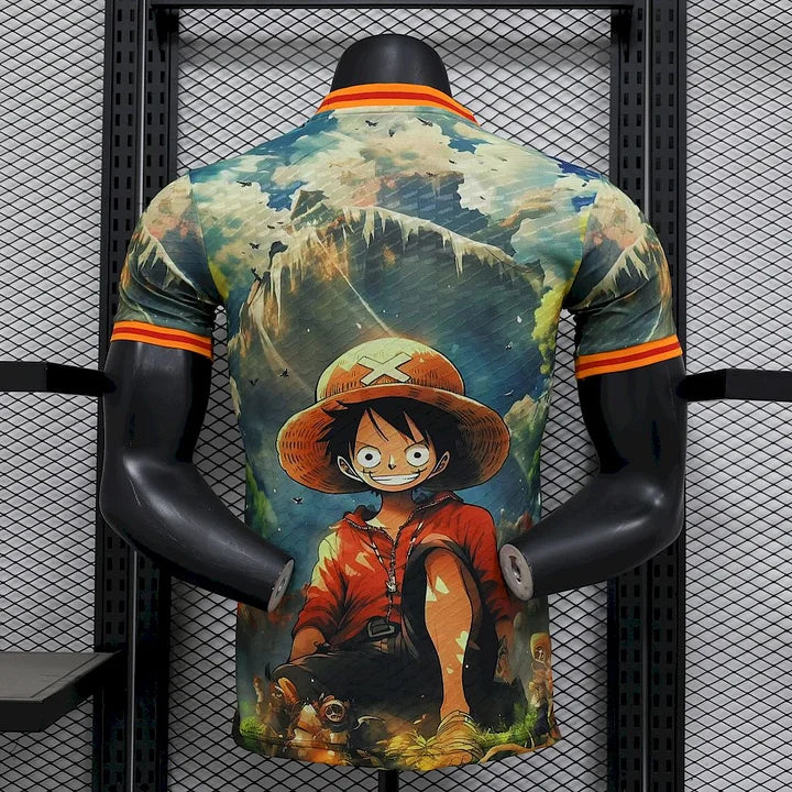 Maillot foot One Piece Luffy concept Japon 2025-2026